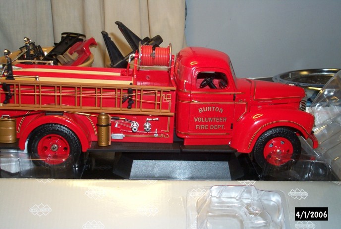 Golden Valley Model Fire Truck
