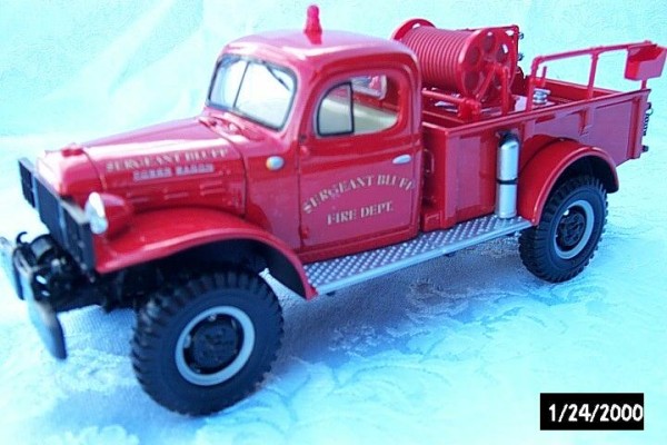 Custom model fire truck Dodge