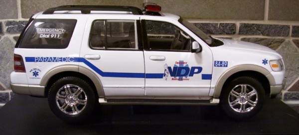 Custom police car ford explorer