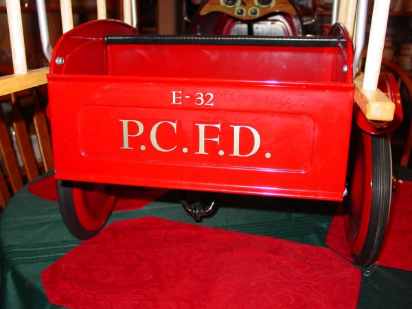 pedal car fire truck